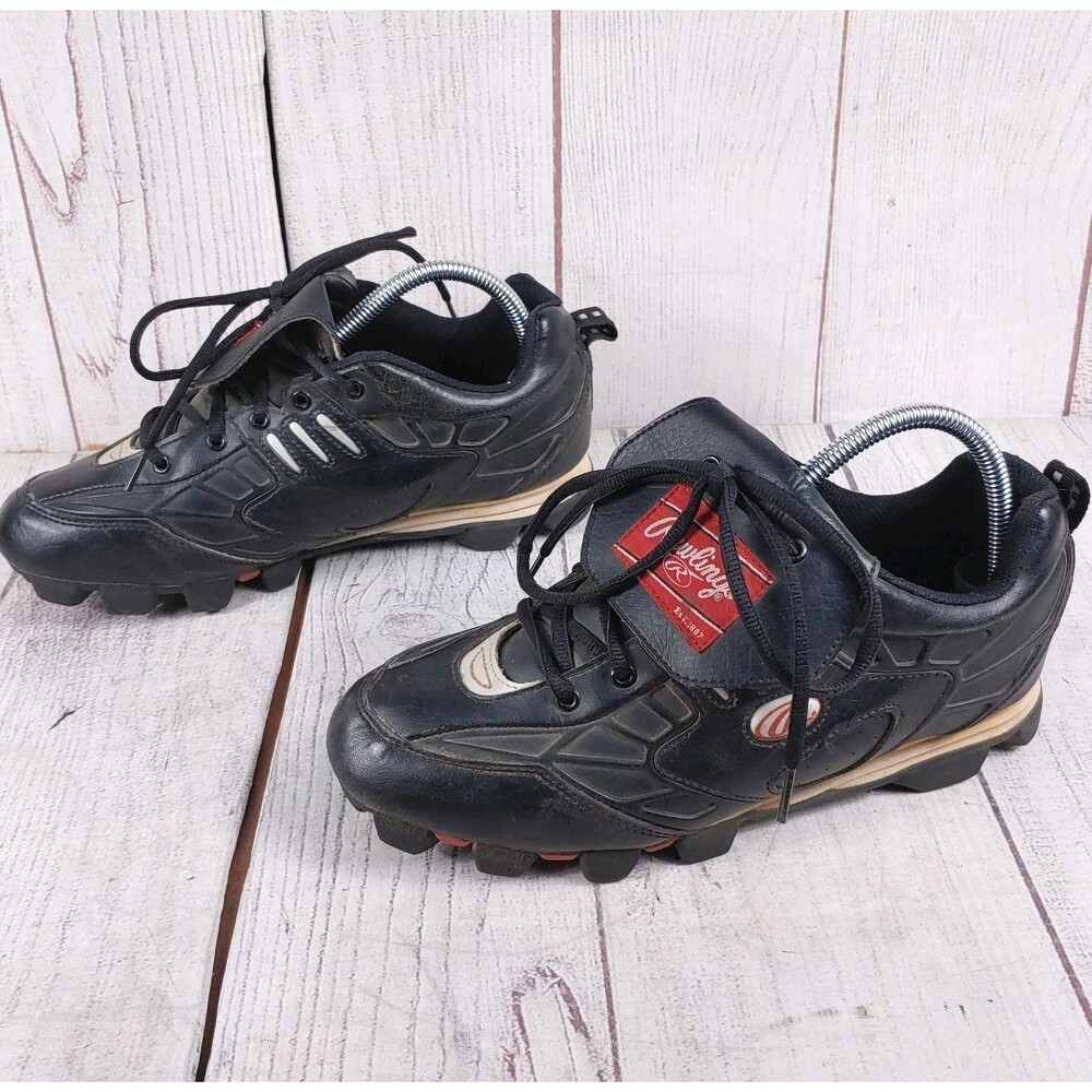 Rawlings Baseball Cleats - Men's Size 8 - Used, with Lace Flap - FREE SHIPPING